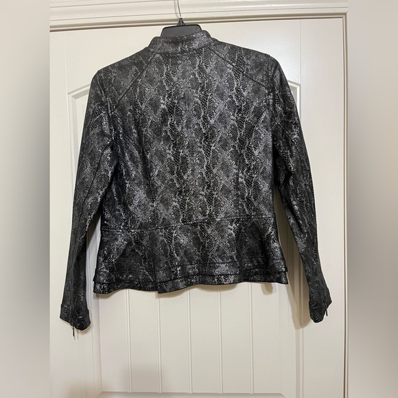 White House Black Market Snake Print Jacket - Picture 6 of 9